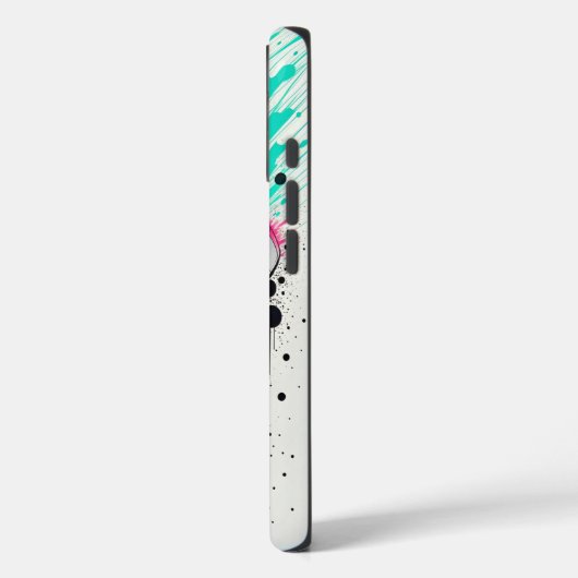 Geometrischer Kontrast. Case-Mate iPhone Hülle (Rückseite / Links)