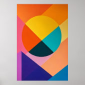 Geometrischer Kosmos Poster (Vorne)
