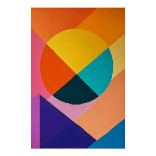 Geometrischer Kosmos Poster