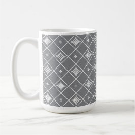 Geometrischer Kreuzanhänger Kaffeetasse
