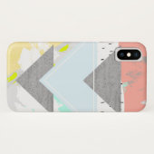 Geometrischer Kunst-Druck Case-Mate iPhone Hülle (Rückseite (Horizontal))