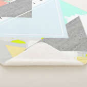 Geometrischer Kunst-Druck Sherpadecke (3/4)