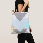 Geometrischer Kunst-Druck Tasche (Von Nahem)