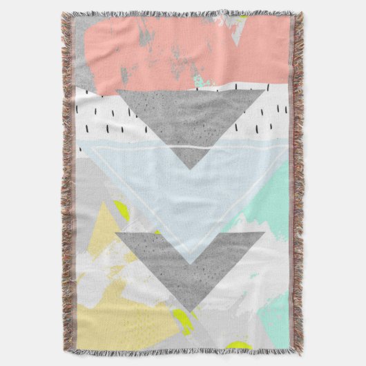 Geometrischer Kunstdruck Decke (Vorderseite Vertikal)