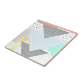 Geometrischer Kunstdruck Fliese (Seite)