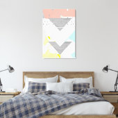 Geometrischer Kunstdruck Leinwanddruck (Insitu (Schlafzimmer))
