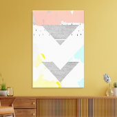 Geometrischer Kunstdruck Leinwanddruck (Insitu (Wohnzimmer))