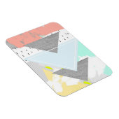 Geometrischer Kunstdruck Magnet (Rechte Seite)
