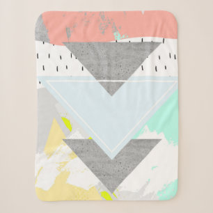 Geometrischer Kunstdruck Sherpadecke