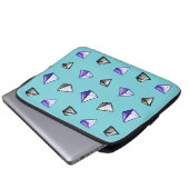 Geometrischer Laptopschutzhülle (Vorne Knopf)