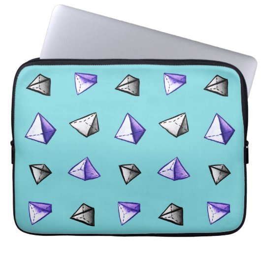Geometrischer Laptopschutzhülle (Vorderseite)