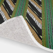Geometrischer Läufer für das afrikanische Kulturer
