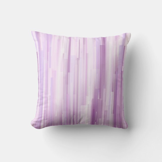 Geometrischer Lavendel Kissen (Vorderseite)