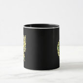 Geometrischer Leopard-Abstrakte-Kunst-Kaffee Tasse (Zentrum)