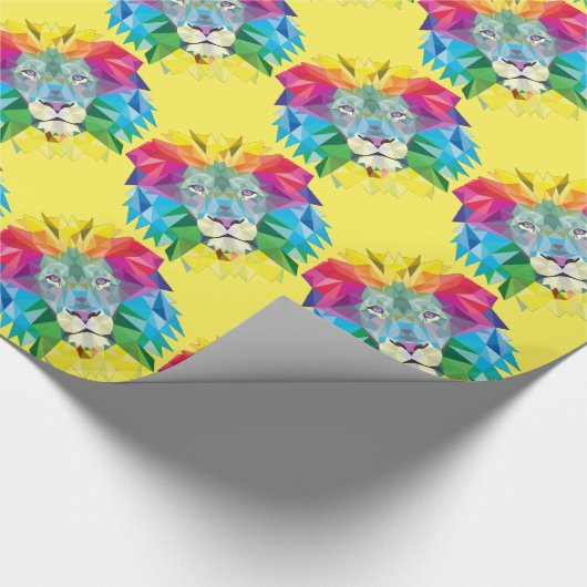 Geometrischer Lötkopf Geschenkpapier (Ecke)