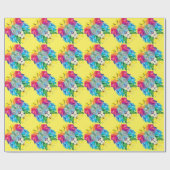 Geometrischer Lötkopf Geschenkpapier (Flach)