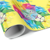 Geometrischer Lötkopf Geschenkpapier (Rolleneckpunkt)