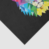 Geometrischer Lötkopf Seidenpapier (Ausschnitt)