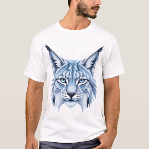 Geometrischer Luchs Im Polygon-Stil T-Shirt
