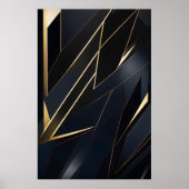 Geometrischer Luxus Poster (Vorne)