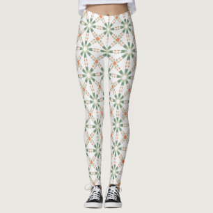 Geometrischer Mandala-Druck Yoga-Hosen Leggings