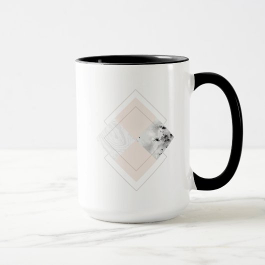 Geometrischer Marmorentwurf Tasse (Rechts)