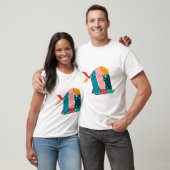 Geometrischer mechanischer T - Shirt (Unisex)