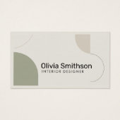 Geometrischer Minimalistischer, moderner Designer (Vorderseite)