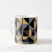 Geometrischer Moderner Becher – Handwerklicher Sti Kaffeetasse (Vorderseite Links)