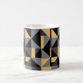 Geometrischer Moderner Becher – Handwerklicher Sti Kaffeetasse (Mittel)
