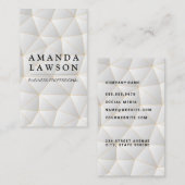 Geometrischer moderner Hintergrund Visitenkarte (Vorne/Hinten)