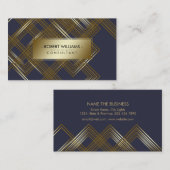 Geometrischer moderner visitenkarte (Vorne/Hinten)