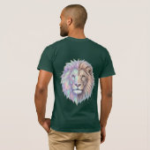 Geometrischer Monarch T-Shirt (Schwarz voll)