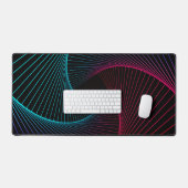 Geometrischer Muster Kunst Schreibtischunterlage (Tastatur & Maus)