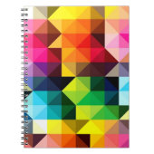 Geometrischer Muster-Vektor bunt Notizblock (Vorderseite)