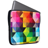 Geometrischer Muster-vektorbunte Laptop-Hülse Laptopschutzhülle (Vorne Rechts)