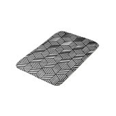 Geometrischer Musterkunstentwurf Badematte (Schrägansicht)