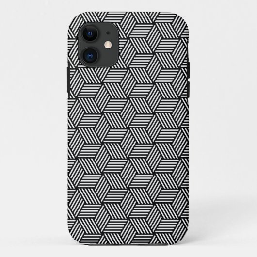 Geometrischer Musterkunstentwurf Case-Mate iPhone Hülle (Rückseite)
