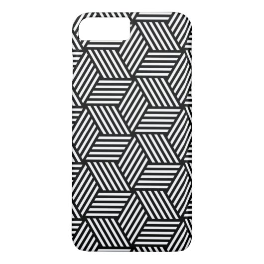 Geometrischer Musterkunstentwurf Case-Mate iPhone Hülle (Rückseite)