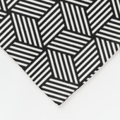 Geometrischer Musterkunstentwurf Fleecedecke (Ecke)
