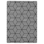 Geometrischer Musterkunstentwurf Klemmbrett (Rückseite)