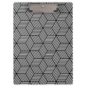 Geometrischer Musterkunstentwurf Klemmbrett (Vorderseite)