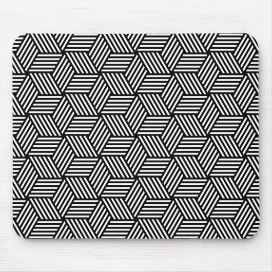 Geometrischer Musterkunstentwurf Mousepad (Vorne)