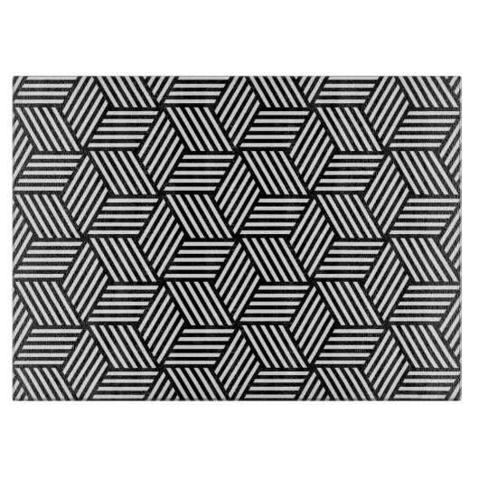 Geometrischer Musterkunstentwurf Schneidebrett (Vorderseite)