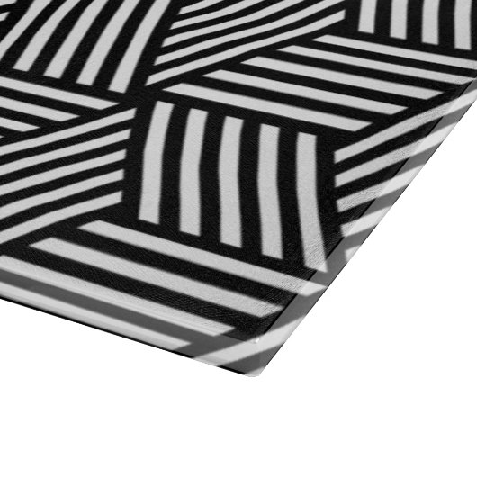Geometrischer Musterkunstentwurf Schneidebrett (Ecke)