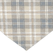 Geometrischer Mustertabellenrunner in weichen Neut Großer Tischläufer (Ecke)