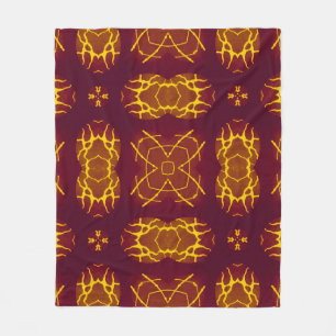 Geometrischer nahtloser Druck Retro-Design. Geomet Fleecedecke