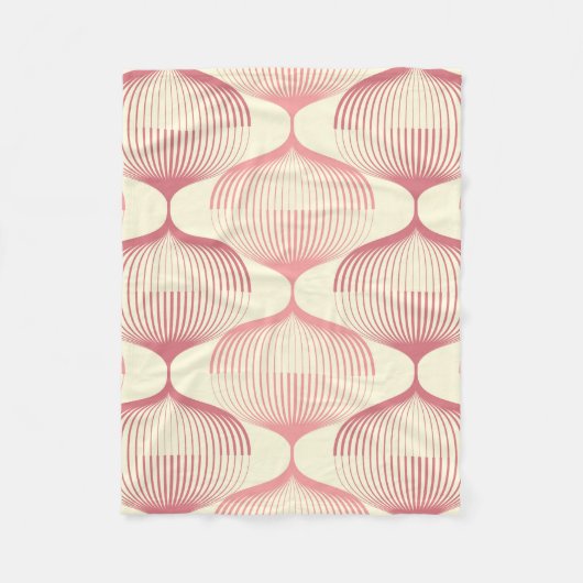 Geometrischer nahtloser Musterhintergrund mit Zeil Fleecedecke (Vorderseite)