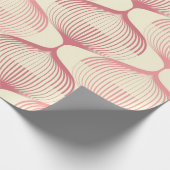 Geometrischer nahtloser Musterhintergrund mit Zeil Geschenkpapier (Ecke)