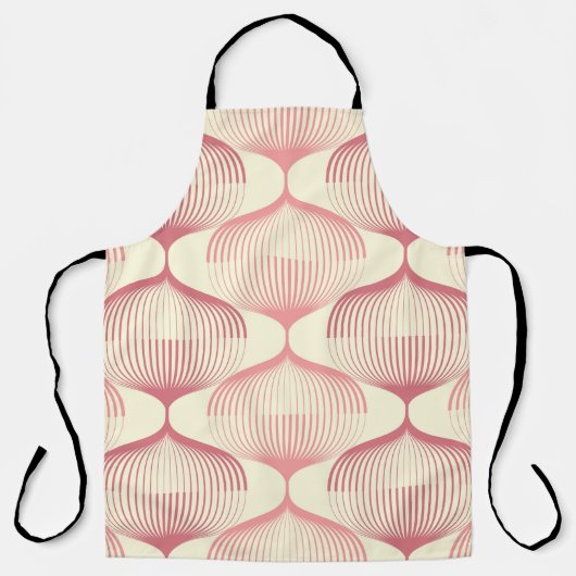 Geometrischer nahtloser Musterhintergrund mit Zeil Schürze (Vorderseite)